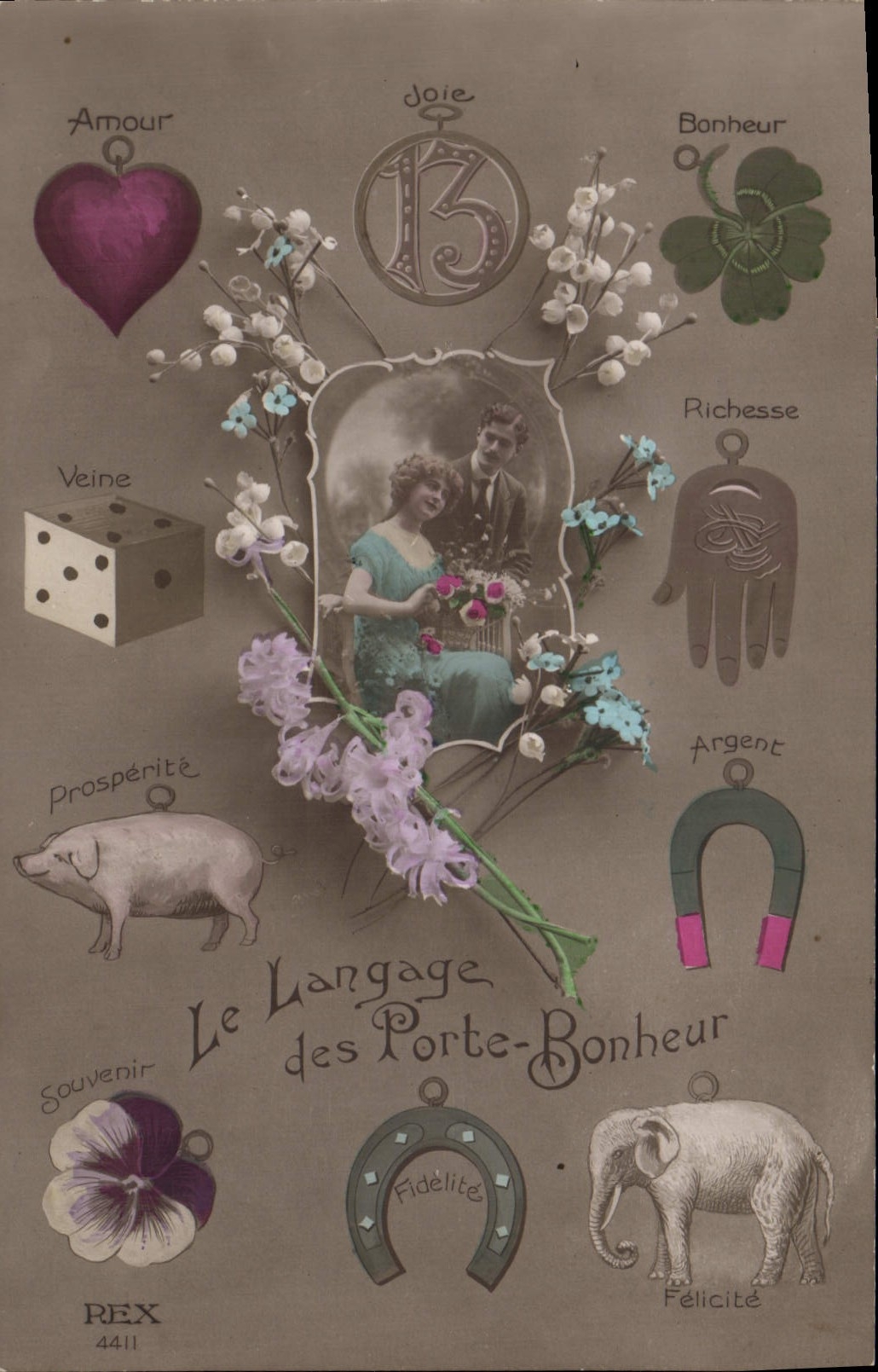 Le Langage des Porte-Bonheur — REX 4411