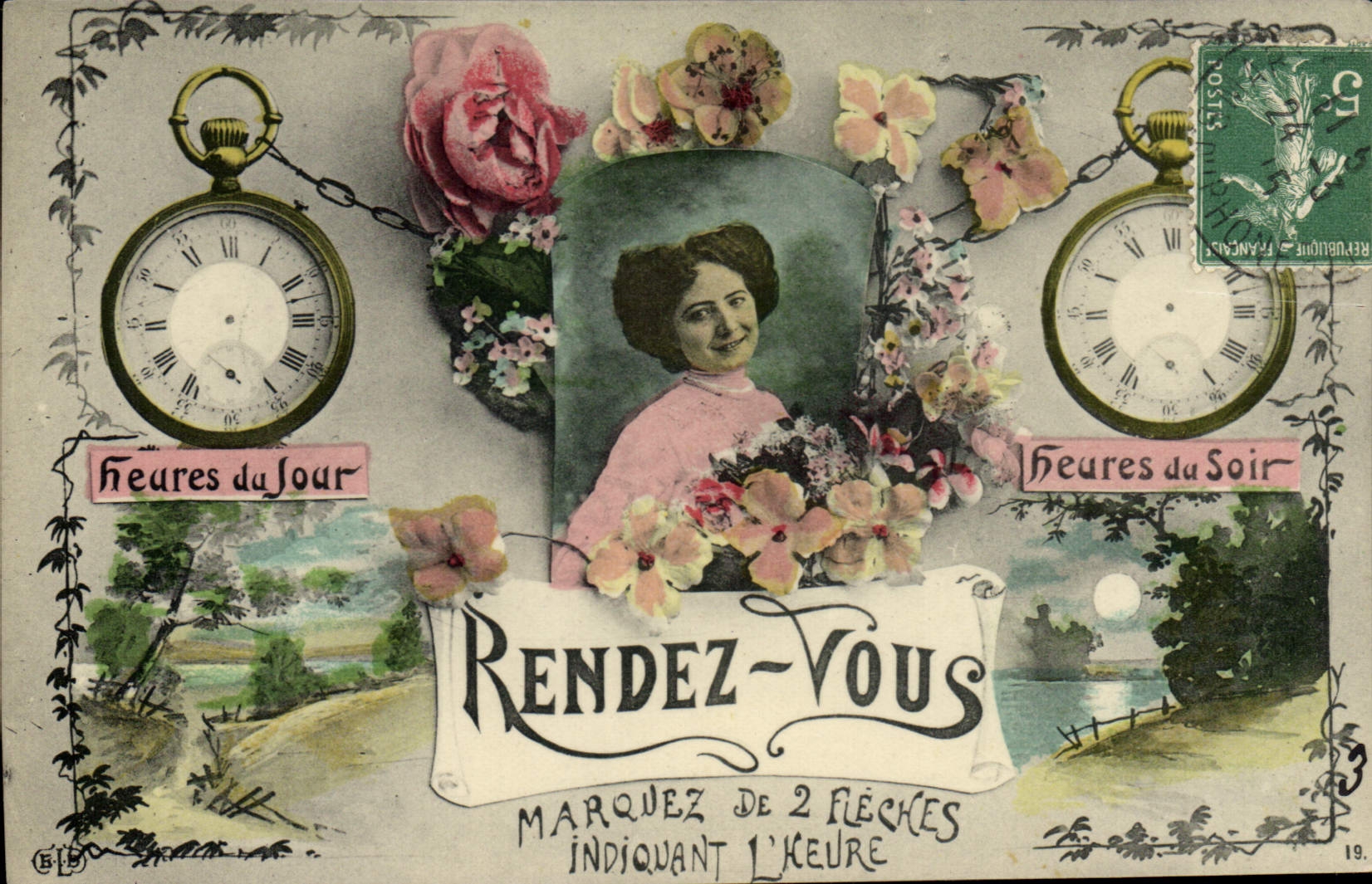 Rendez-Vous — Heures du Jour et Heures du Soir — Éditeur G. L. D. n°19