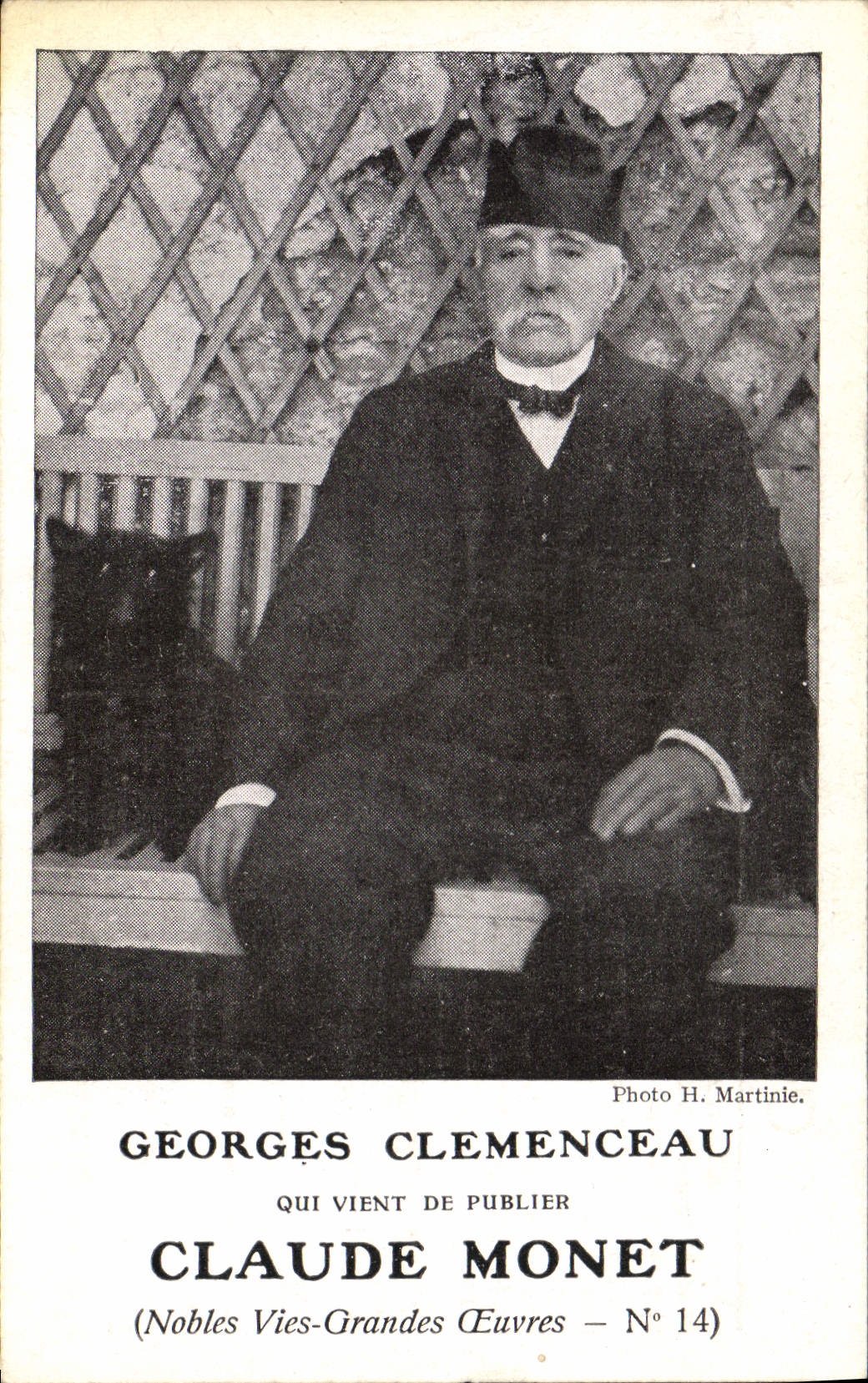 CPA Georges Clemenceau Claude Monet 