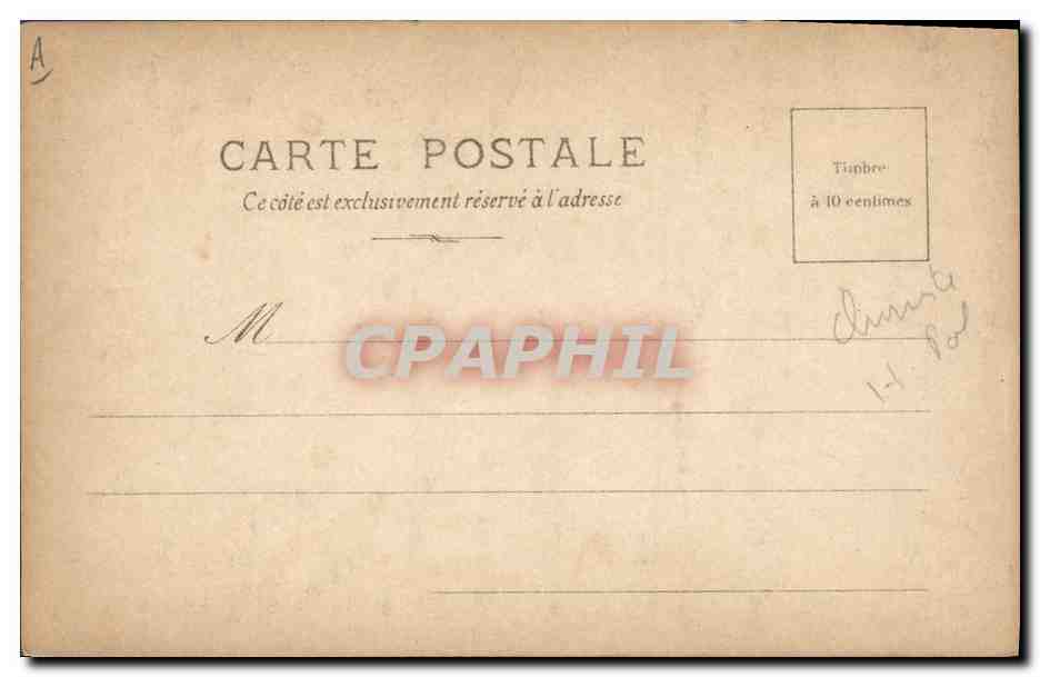 Portrait de Berthelot — photographe Reutinger — série N°97 — Verso