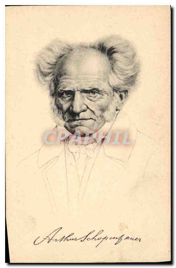 Arthur Schopenhauer — portrait gravé — Stengel & Co. n° 49103