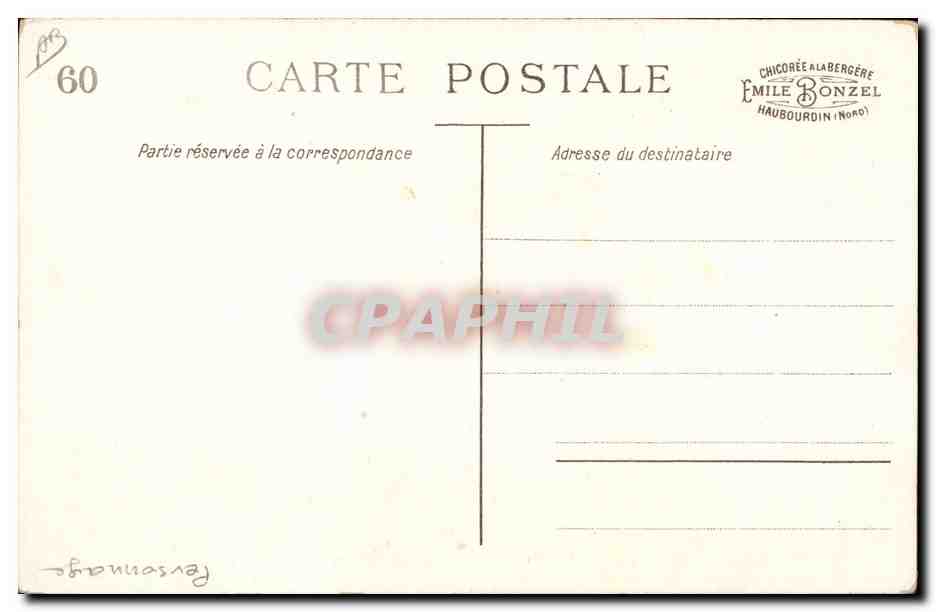 CPA Sully Conseiller du roi  — Verso