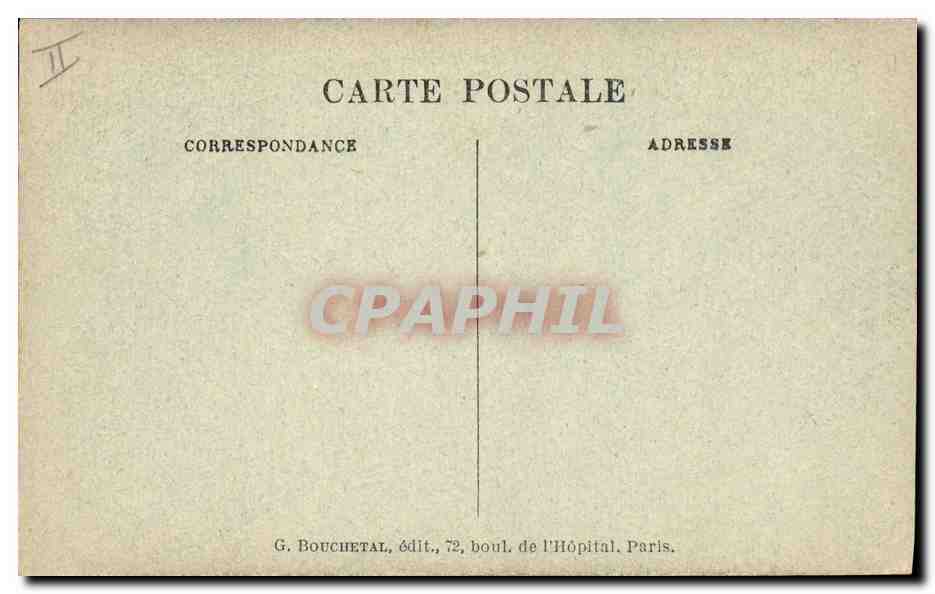 CPA Maison de Victor Hugo Le village au clair de lune  — Rückseite