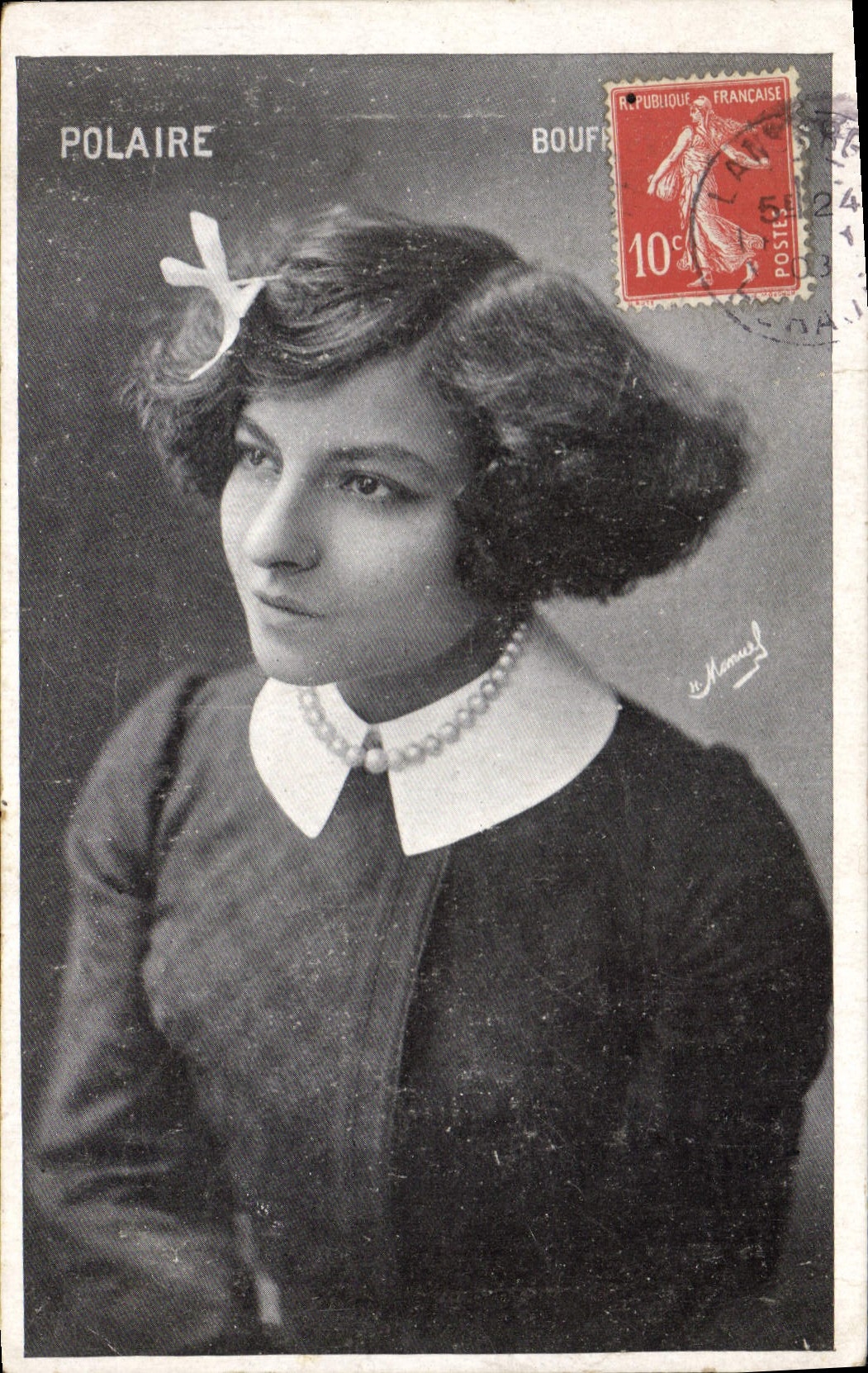CPA Polaire Bouffes Parisiennes Paris 
