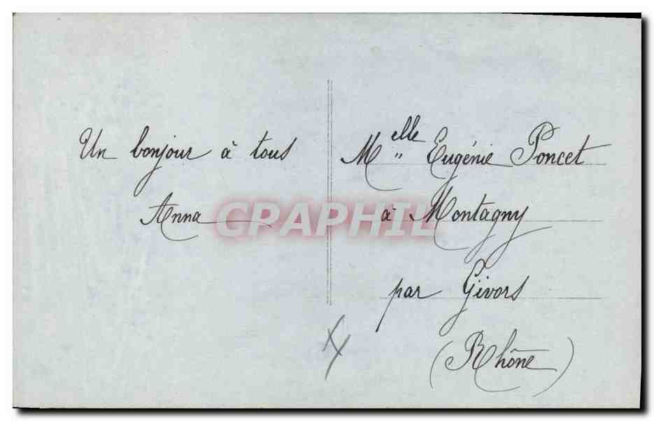 Jeune femme en robe verte tenant un éventail décoré — éditeur anonyme, n° 1056 — Verso