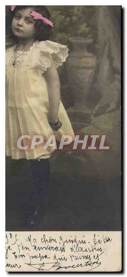 CPA Fantaisie Eventail Enfant 