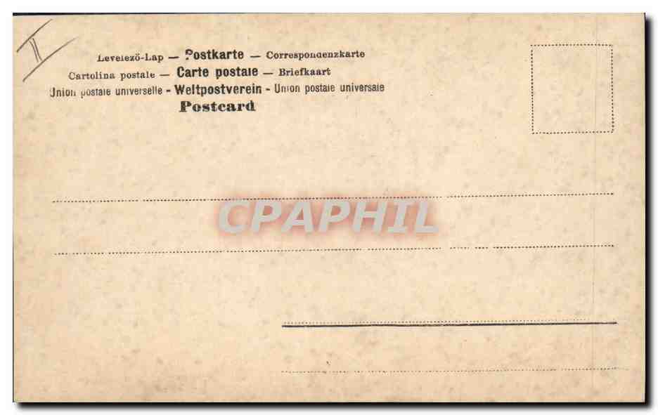 Femme et enfant dans un cadre décoratif — éditeur SRG, n° 195 — Verso