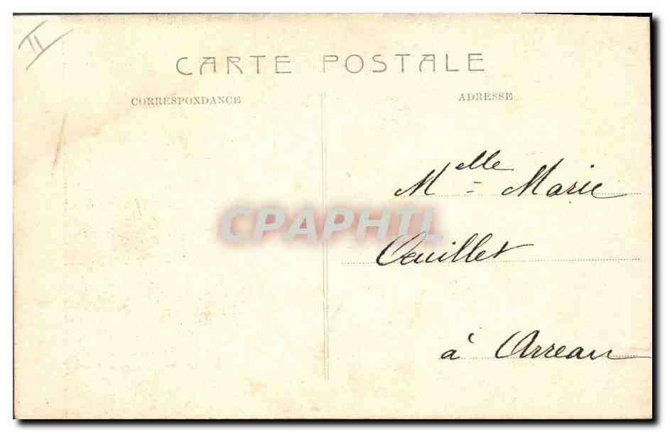Deux enfants jouant sur un grand tronc d'arbre en forme de C — éditeur Alterocca, n° 4907 — Back