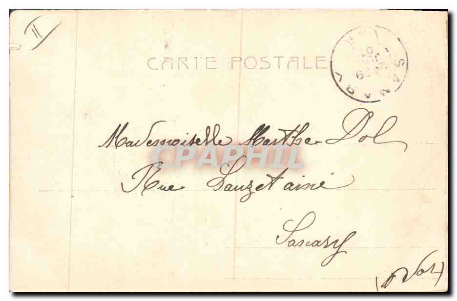 Bonne et Sœur de Pierre — Une et Marthe (Grande Mosse) — Alterocca, n°4904 — Verso
