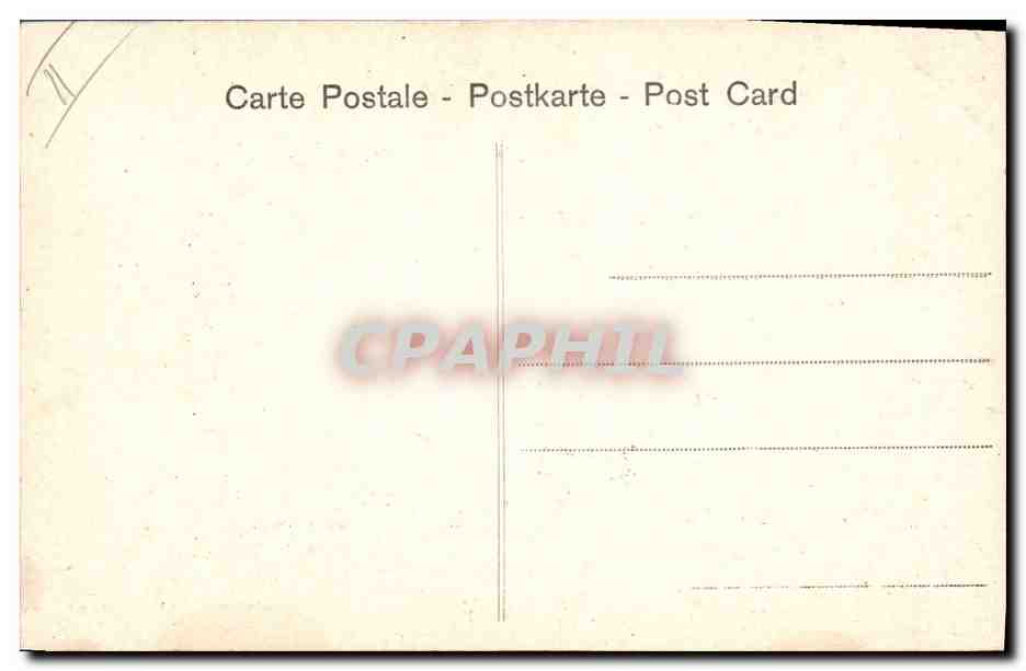 CPA Fantaisie Femme Lettres Lettre E  — Verso