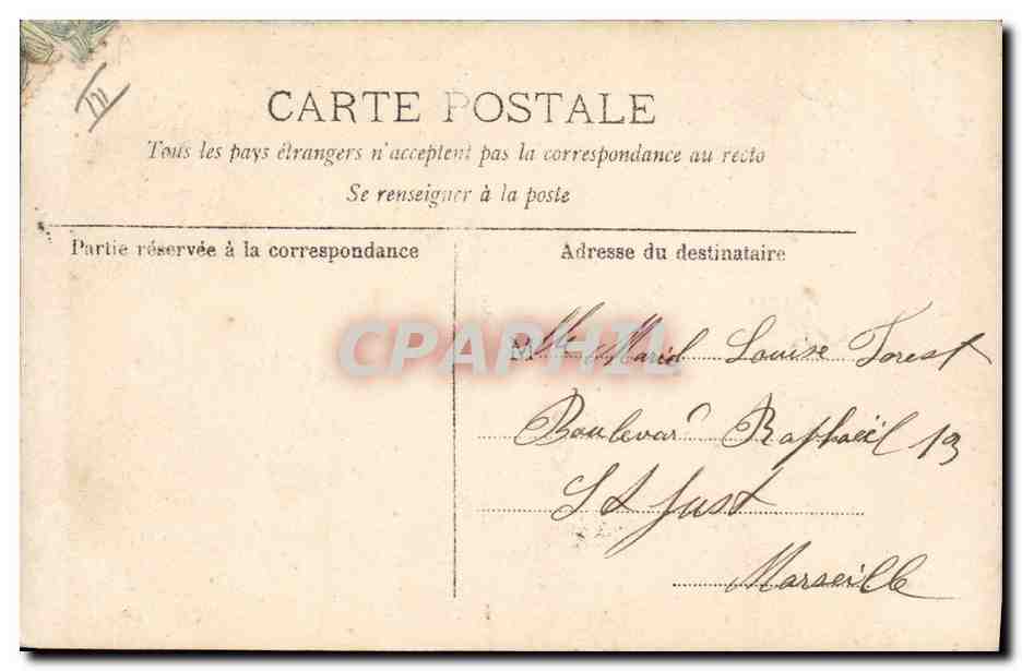F — Dames de la mode — Rouvillier, Paris, n°1358 — Verso