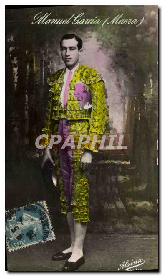 Manuel Garaia (Maera) — torero en traje de luces — éditeur Alsina, Madrid