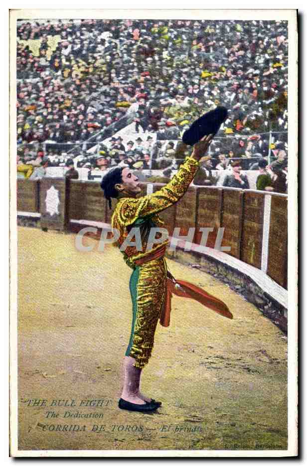 CPA Corrida Course de taureaux El brindis Matador 