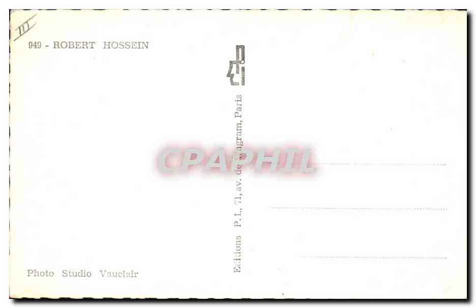 CPM Cinema Robert Hossein  — Verso