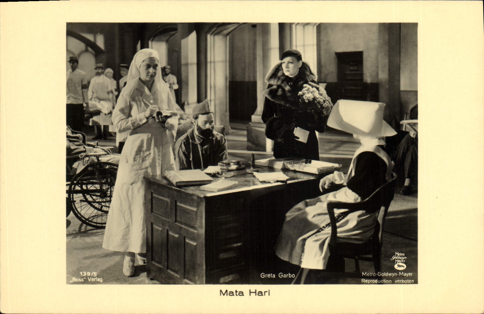 CPM Cinema Mata Hari Greta Garbo Infirmiere 
