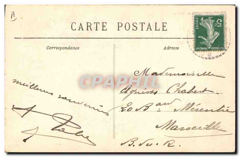 CPA Folklore Maries de Rosporden Mariage  — Verso