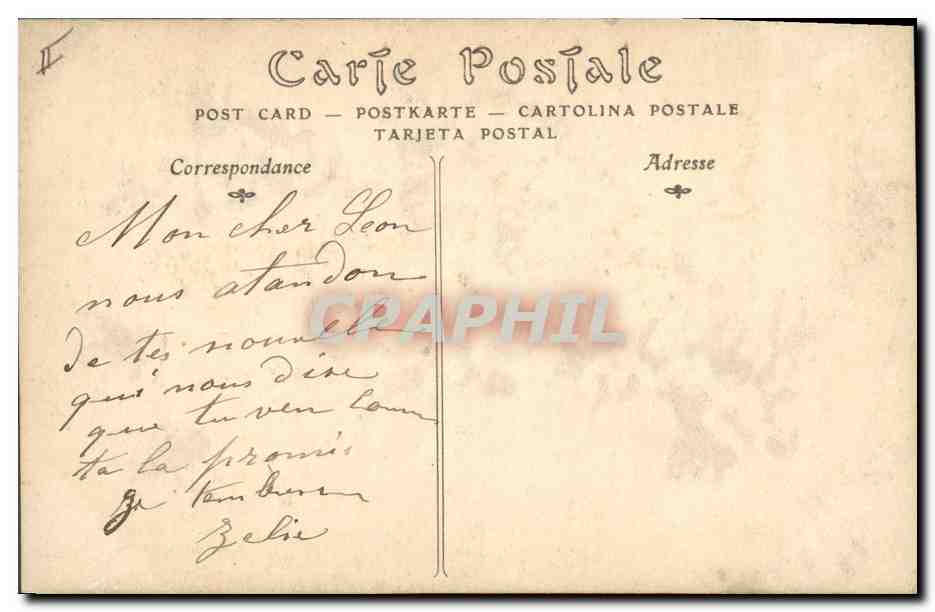 CPA Folklore Les sabots de Bretagne Femme  — Rückseite