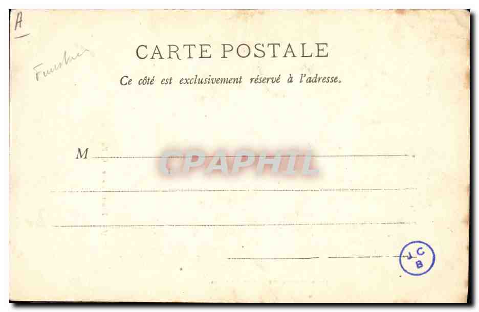 CPA Folklore Fouesnantaise  — Verso