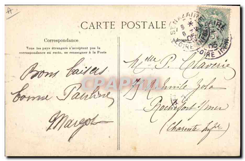 CPA Folklore Le cidre de Fouesnant Ses gaietes Scene de noce bretonne Mariage  — Verso