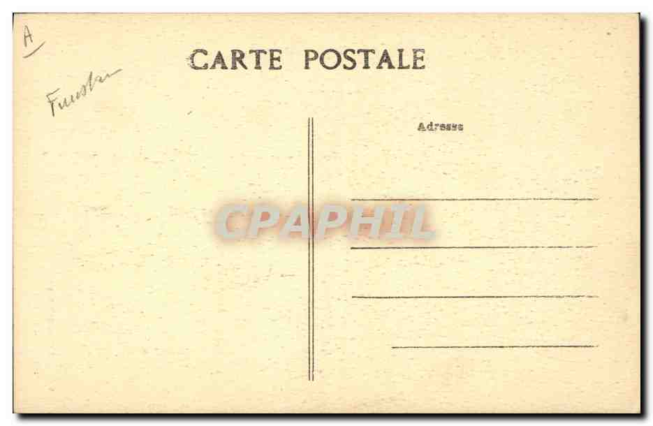 CPA Folklore L'Ile Tudy Pecheuse de coquillages  — Verso