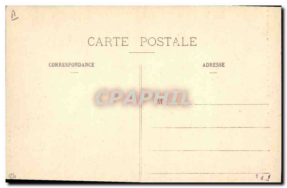 CPA Folklore Maries de Quimper Etude de costumes  — Verso