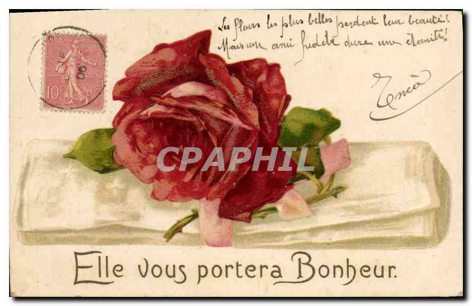 CPA Fantaisie Fleurs 