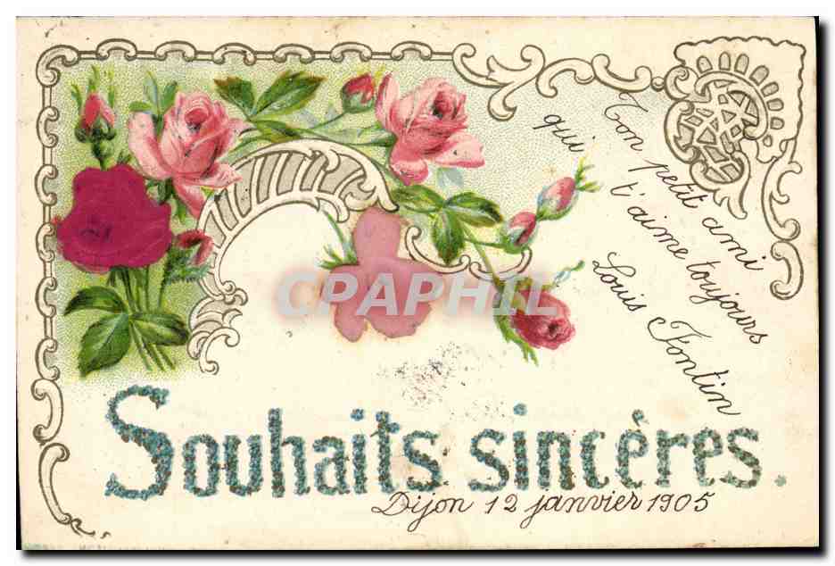 CPA Fantaisie Fleurs 