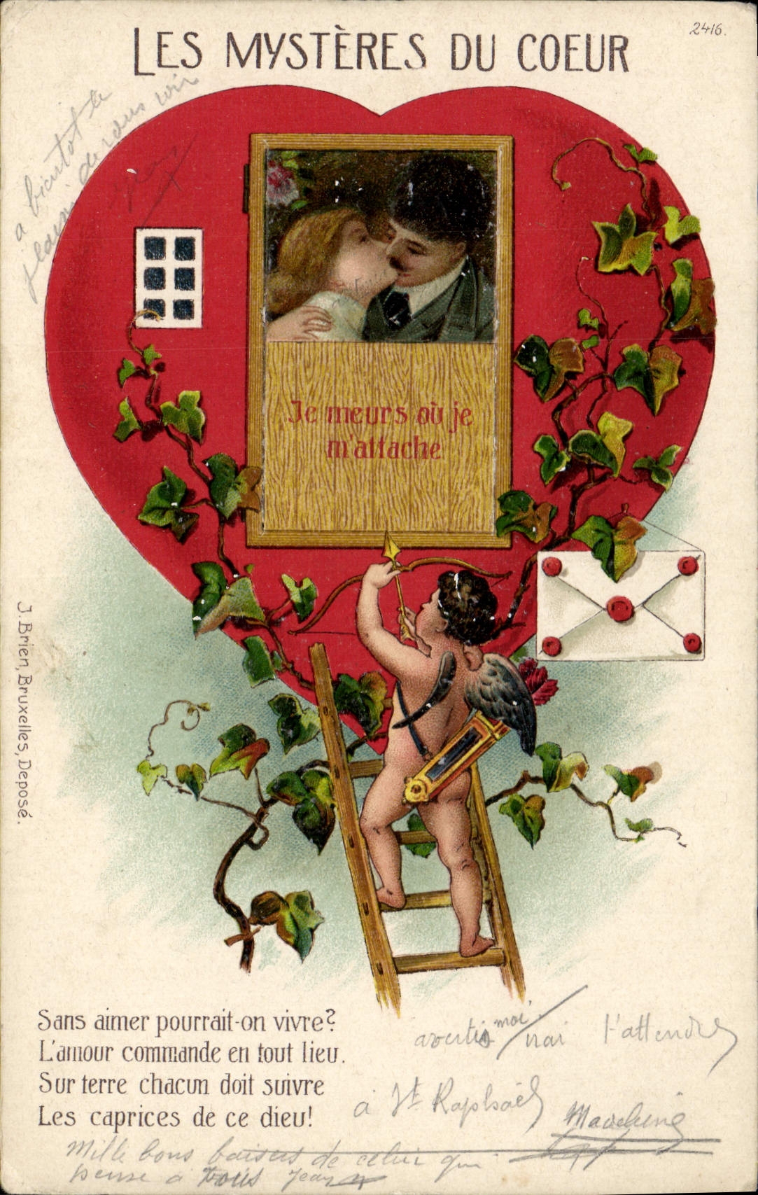 Les mystères du coeur — série 2416 — J. Brien, Bruxelles