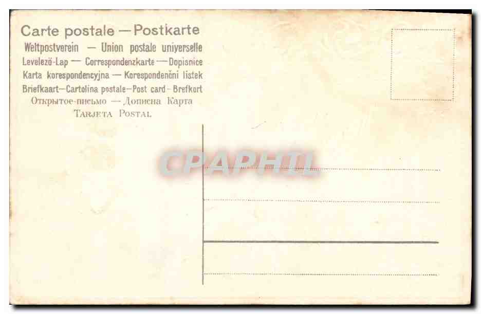 CPA Fantaisie Fleurs Colombes  — Verso