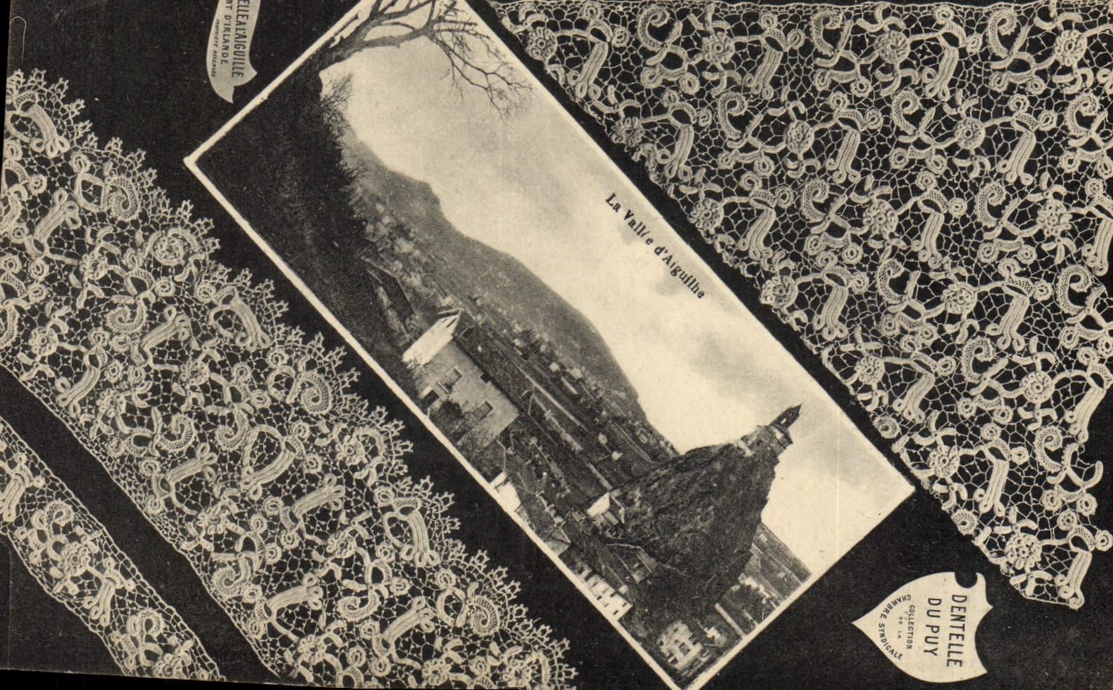CPA Folklore Dentelle Dentelliere La vallee d'Aiguilhe 