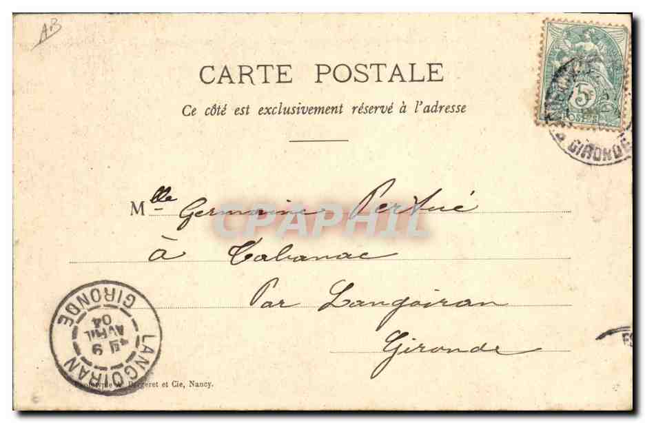 CPA Folklore Dentelle Dentelliere Point de Venise  — Verso