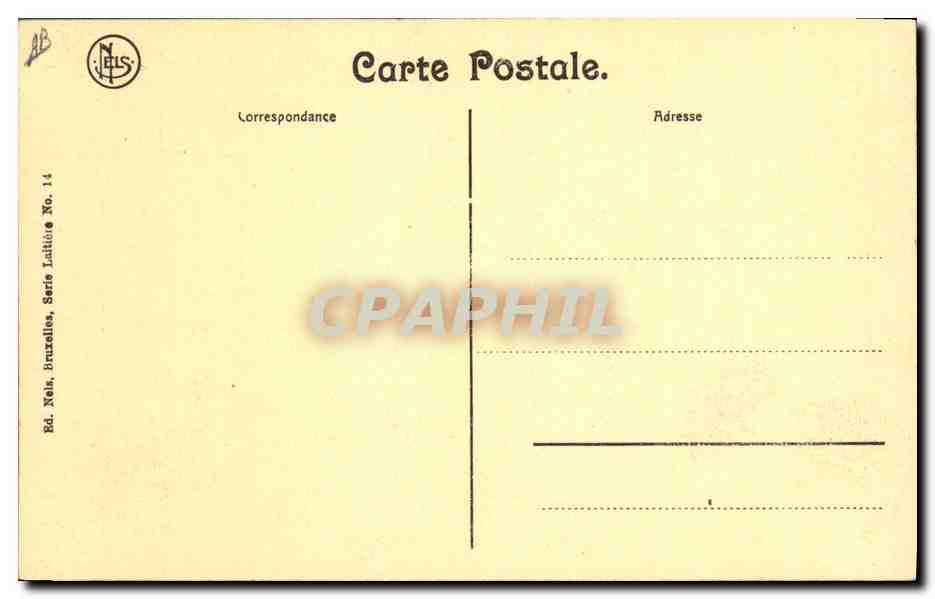 CPA Folklore Dentelle Dentelliere flamande  — Verso