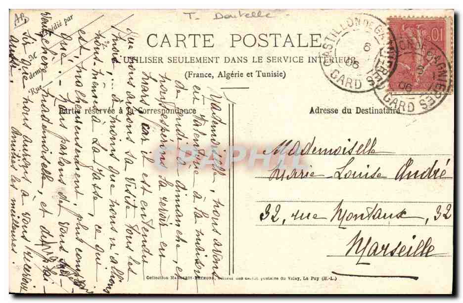 CPA Folklore Dentelle Dentelliere Chantilly Fil blanc  — Verso