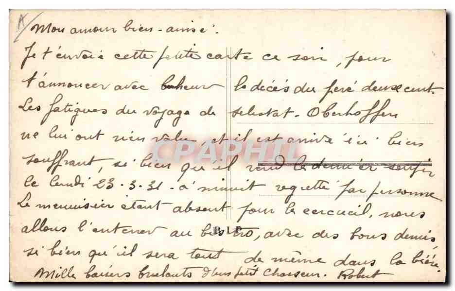 Les Échelons de l'Amour et de la Classe — 1913 — Éditeur non visible — Rückseite