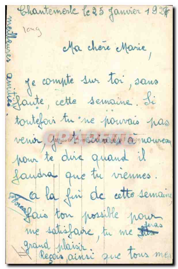 Le Langage des Fleurs — L'Œillet. Amour passionné. — DÉDÉ PARIS 937 — Verso