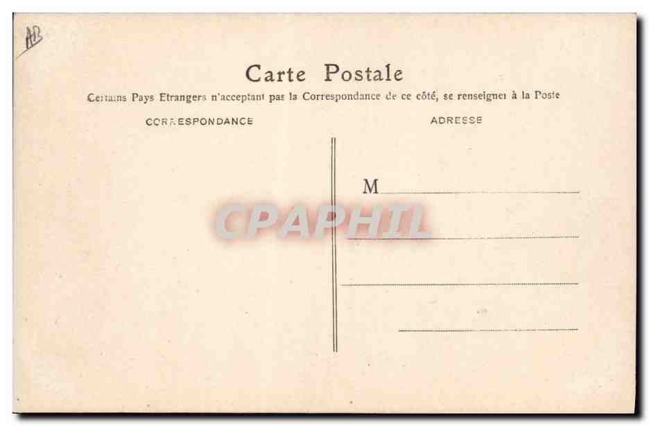 Langage des Porte-Bonheur — M.F. Paris, n°895 — Verso