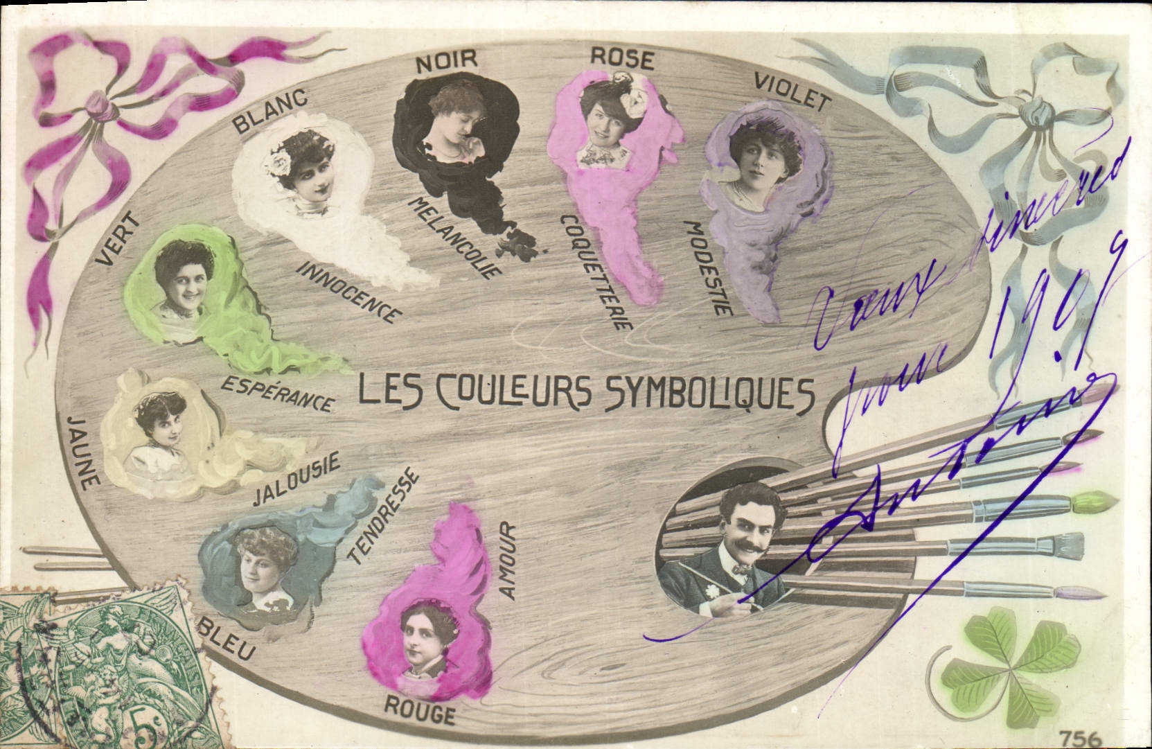 Los colores simbólicos — editor desconocido, número de serie 756