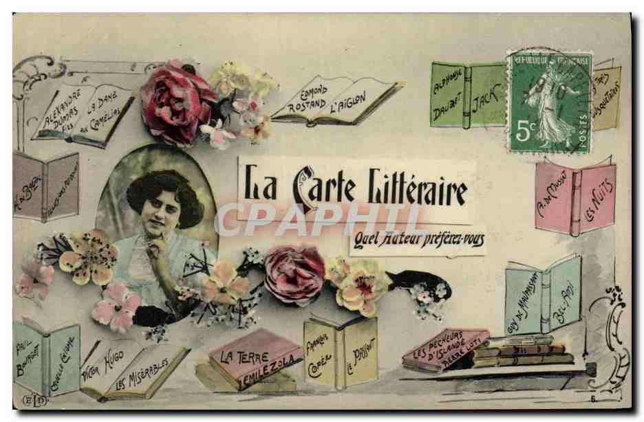 La Carte Littéraire — Quel Auteur préférez-vous ? — Éditeur : La Carte Littéraire, n° 114