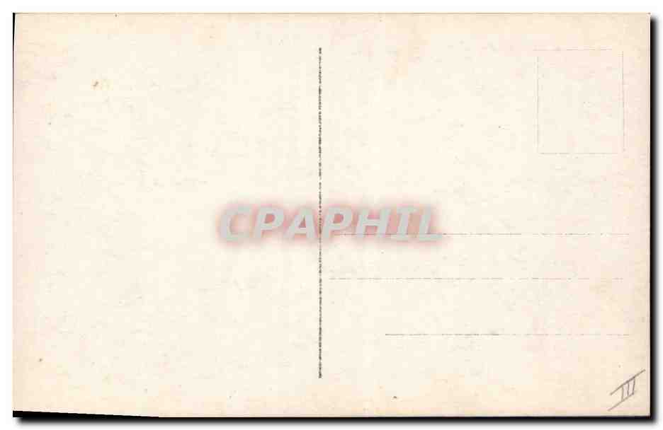 Langage des Noms — Carte illustrée de portraits d'hommes avec attributs — REX 4175 — Verso