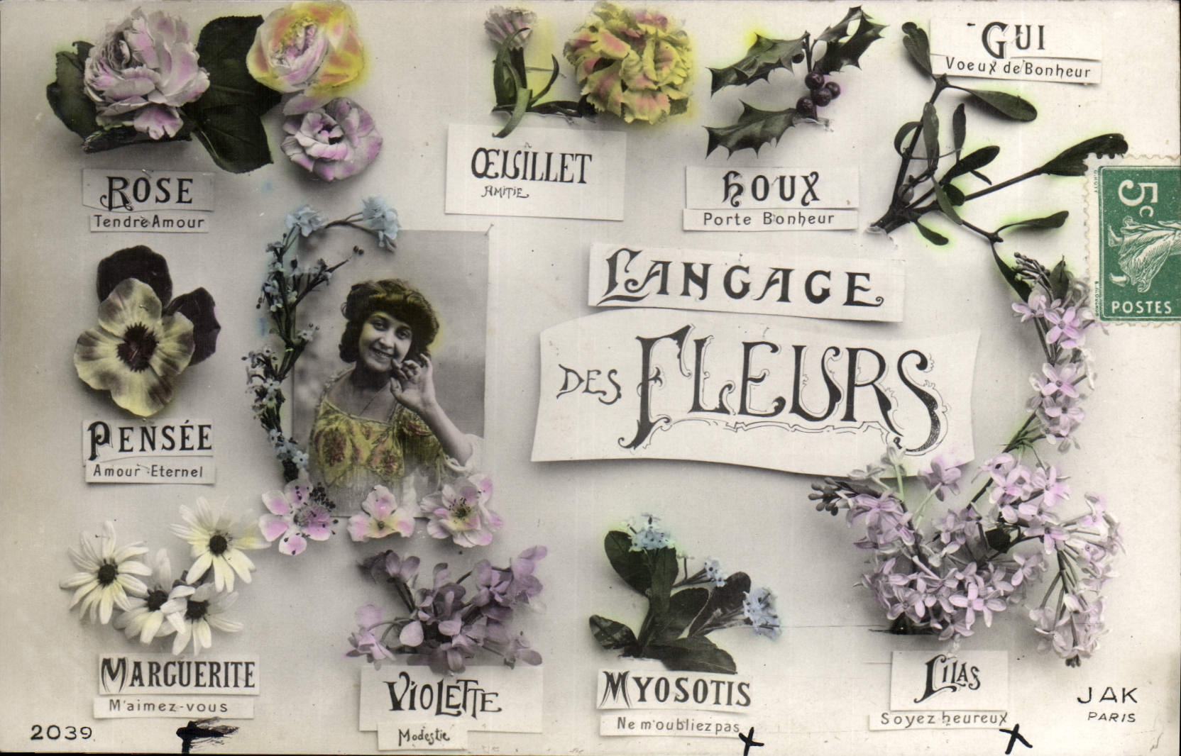 Lenguaje de las Flores — JAK PARIS — n°2039