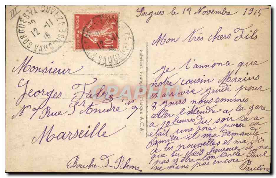 Langage des Fleurs — Lierre, Chêne, Narcisse, Houx — éditeur AA n° 1085 — Back