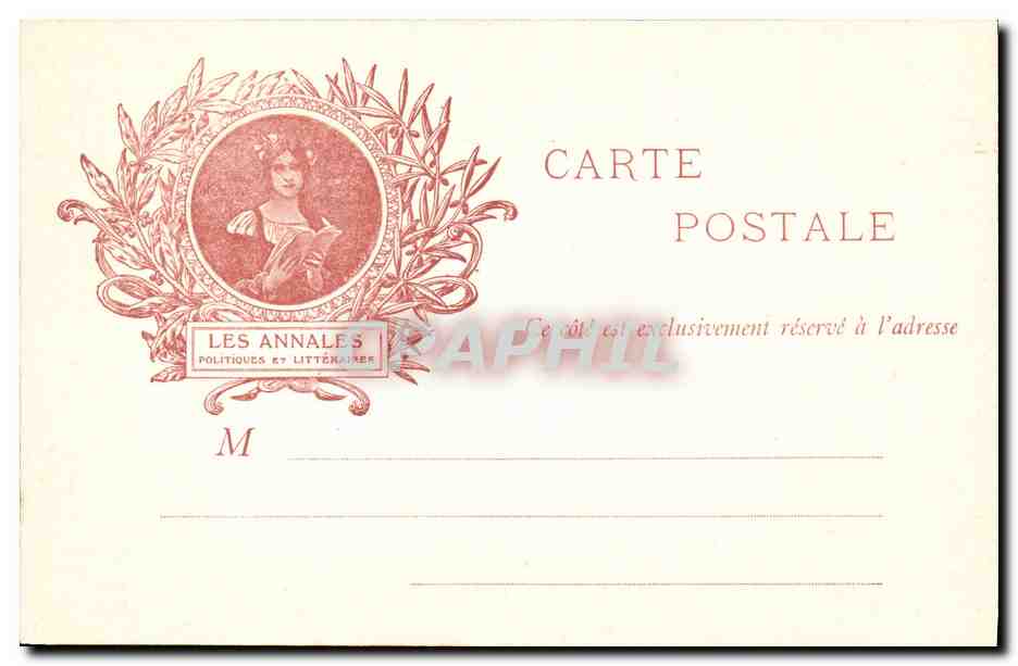 L. Halévy — Portrait dans un intérieur — Les Annales Politiques et Littéraires — Verso