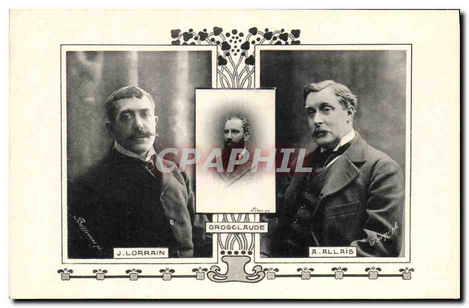J. Lorrain et A. Allais — portraits avec J. Grosclaude — éditeur Les Annales Politiques et Littéraires
