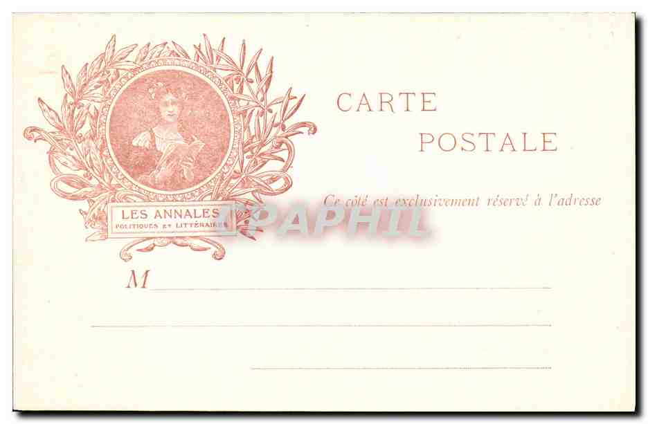 Cinq femmes — portraits — Les Annales Politiques et Littéraires — Verso