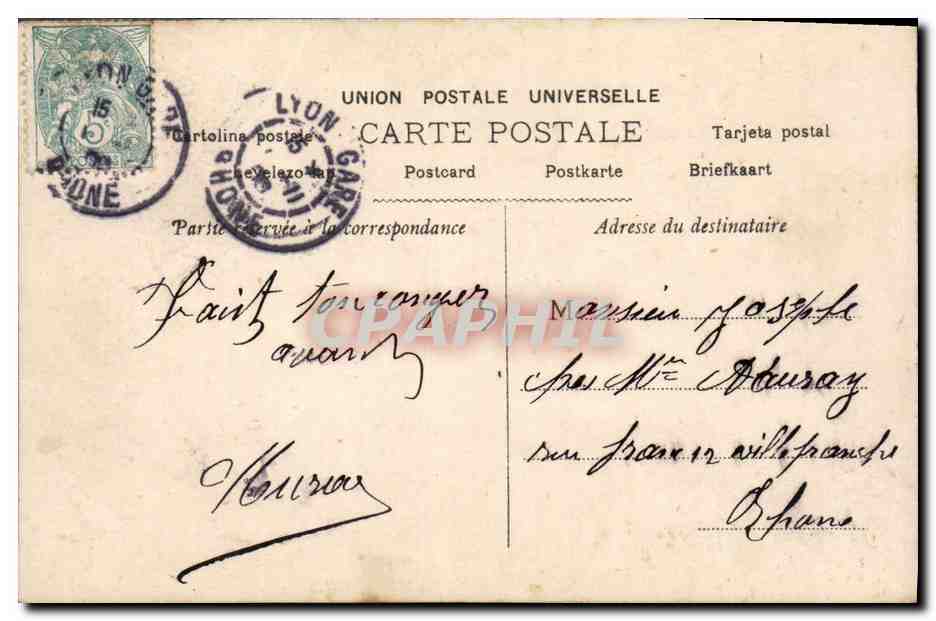 Le Mari, L'Ami — scène comique — S. n° 1552 — Rückseite
