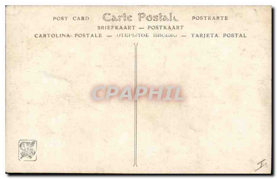 CPA Fantaisie Eventail Femme Mondineu Espagbole — Verso