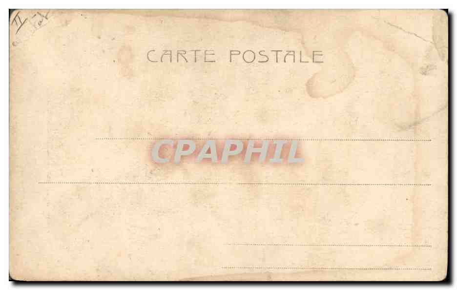 CPA Fantaisie Femme Lettres Lettre F  — Rückseite