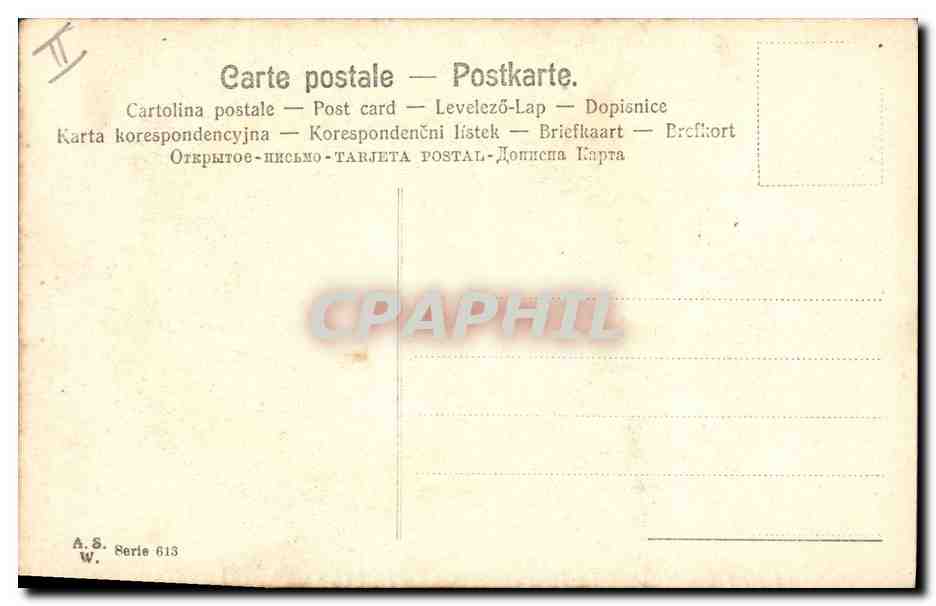 CPA Fantaisie Fleurs Lettres Lettre G  — Rückseite