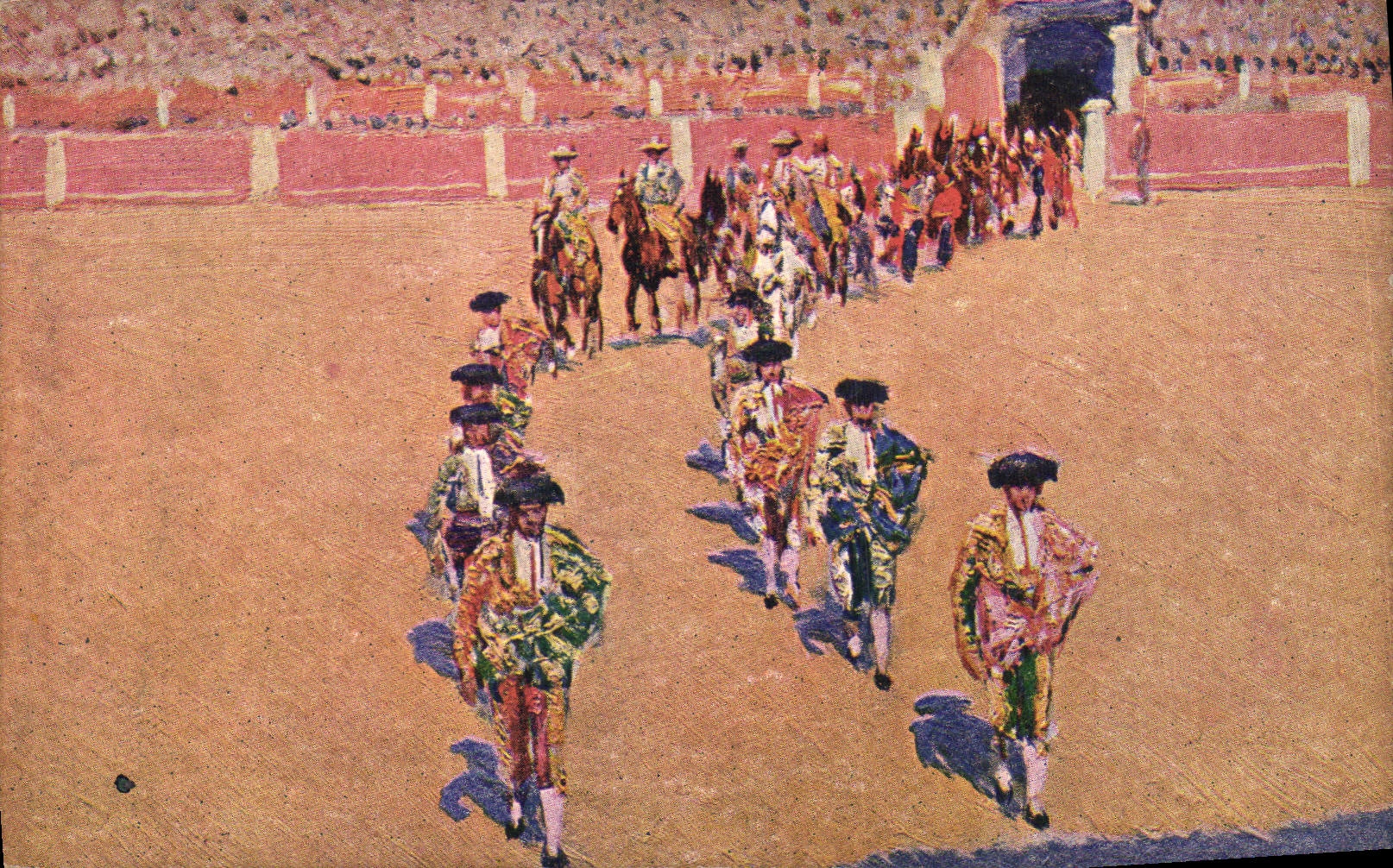 Sortie des cuadrillas — Éditions Victoria, N. Coll Salieti, Barcelone — N° 454