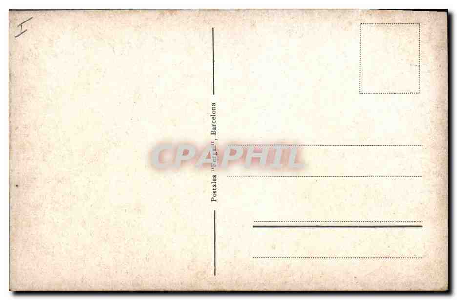 Un buen par de banderillas — spectacle de taureau — Postales "Teguit", Barcelona, n° 14540 — Reverso